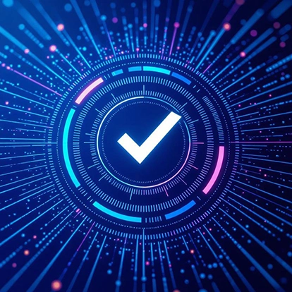 AI fact checker illustration