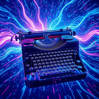 AI reporter illustration