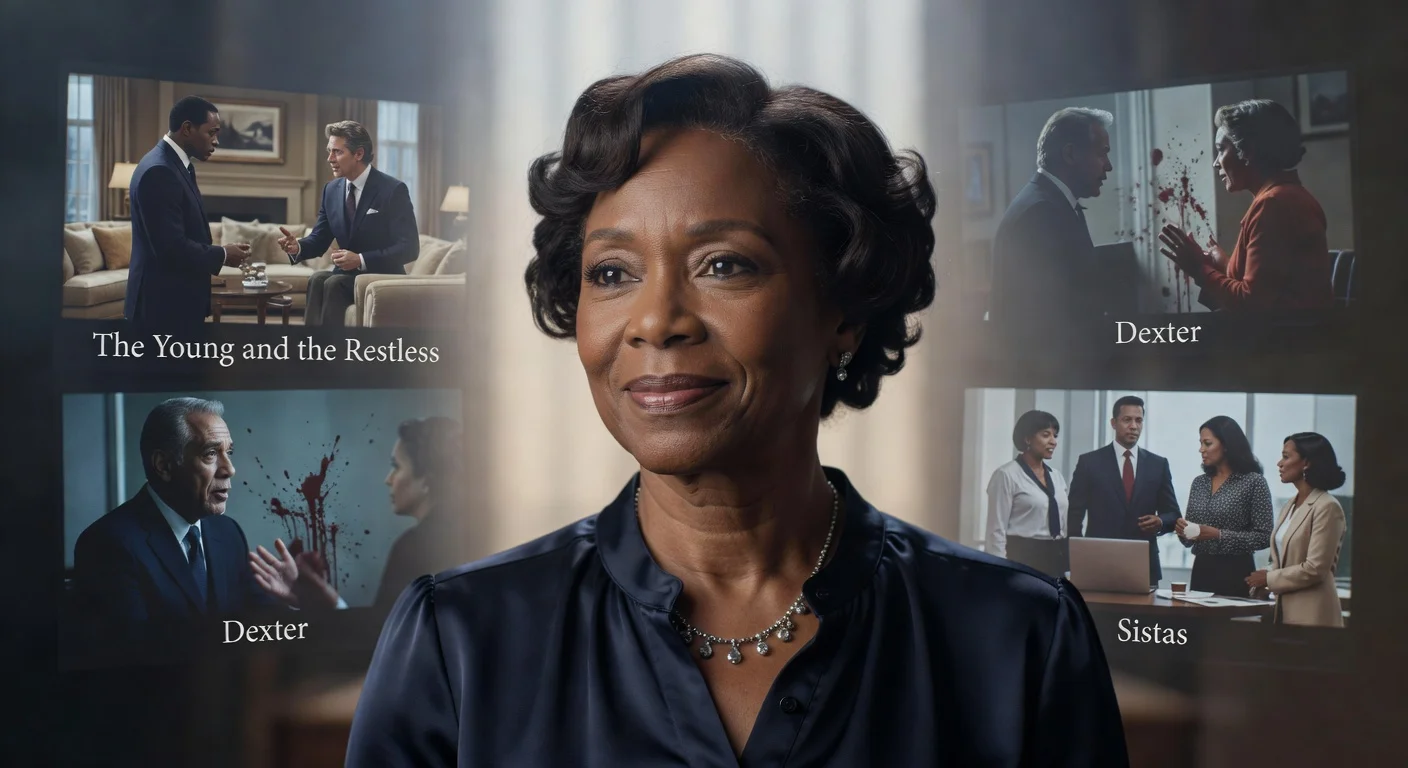 Illustrative portrait of actress Dee Freeman, honoring her life and career following her passing from lung cancer.