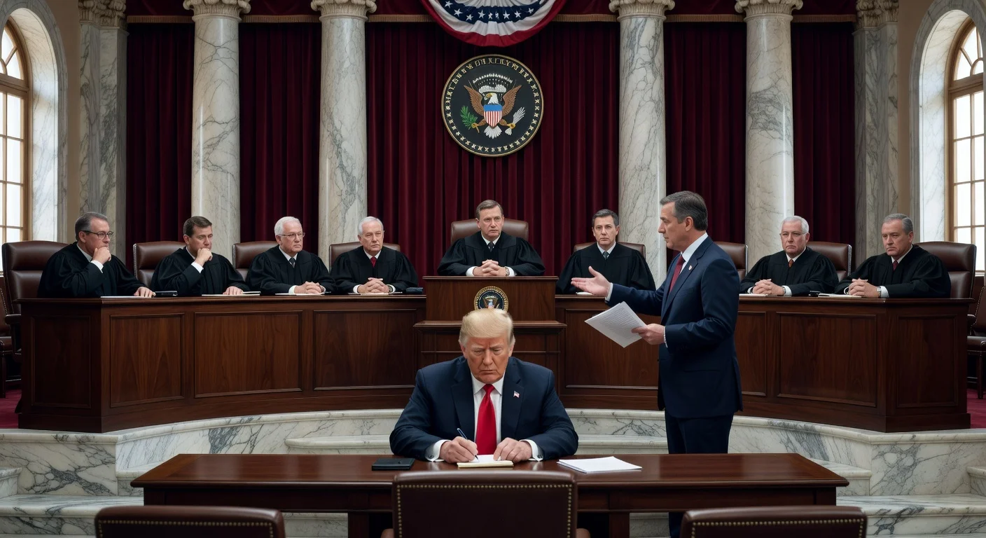 President Trump attends Supreme Court hearing on birthright citizenship order as justices express skepticism.