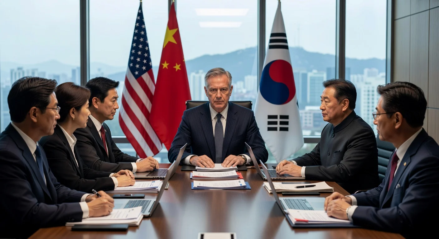 U.S. Treasury Secretary Scott Bessent in trade talks with Chinese Vice Premier He Lifeng and South Korean officials in Seoul ahead of Trump-Xi summit