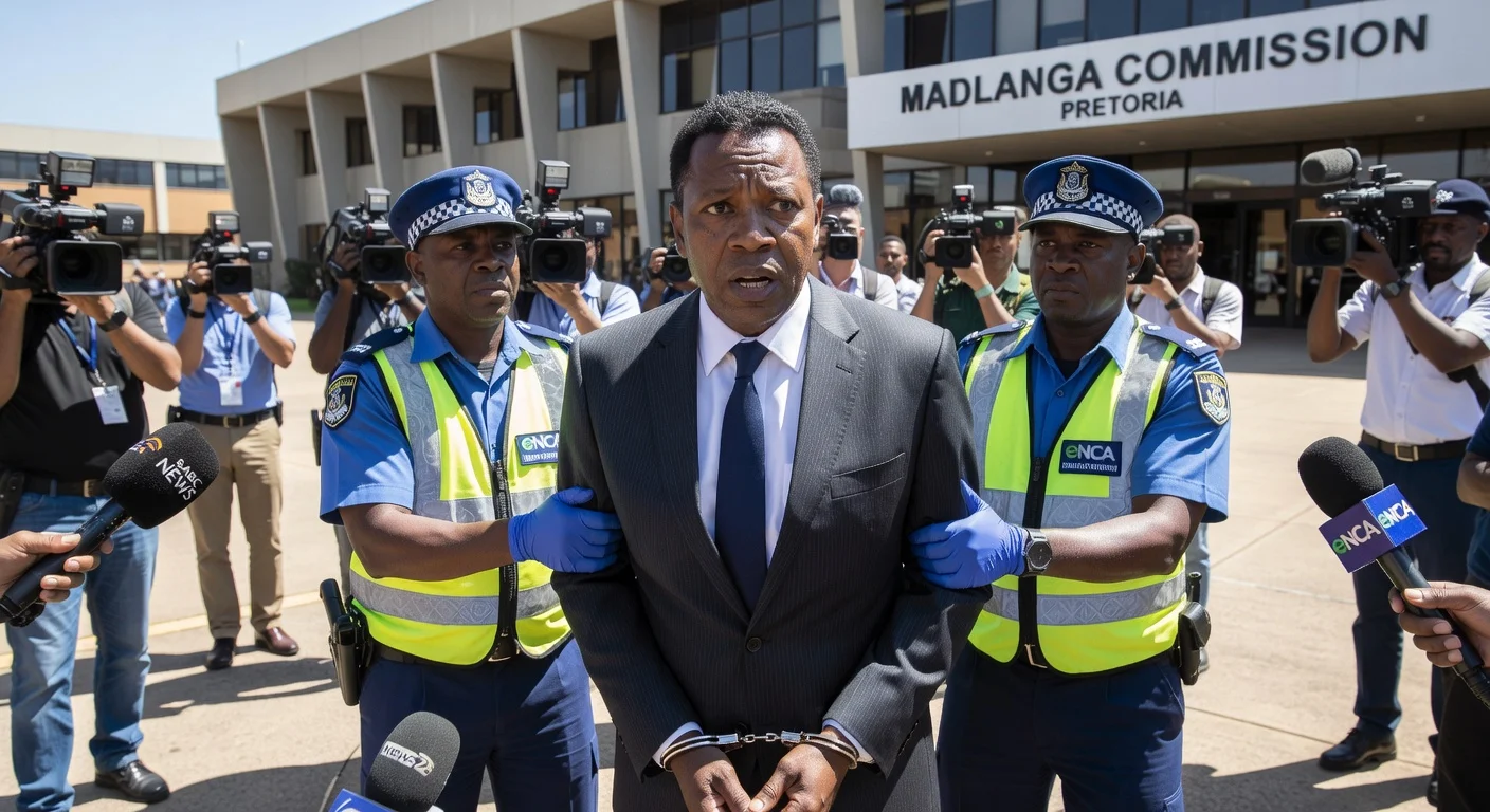 Brown Mogotsi arrested outside the Madlanga Commission after testifying