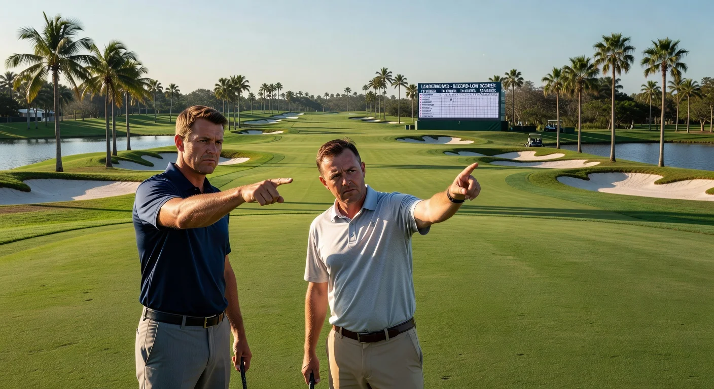 PGA Tour golfers Billy Horschel and Shane Lowry criticize the easy setup at PGA National Champion Course.