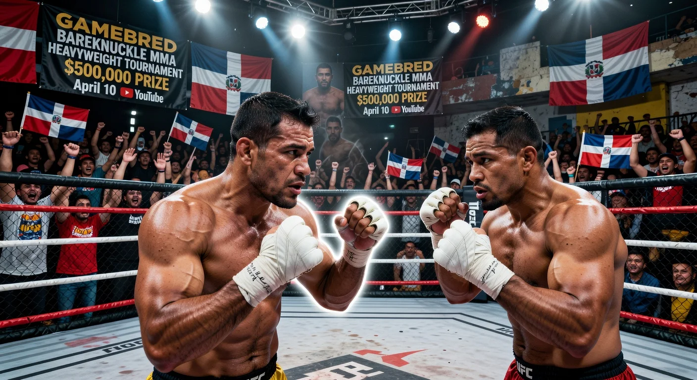 Thiago Santos replaces Mohammed Usman, facing Guto Inocente in Gamebred Bareknuckle MMA tournament opener.