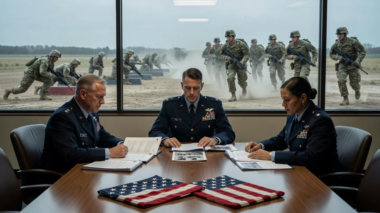 Defense ministry officials reviewing military training after deaths of two SPPI participants during basic training.