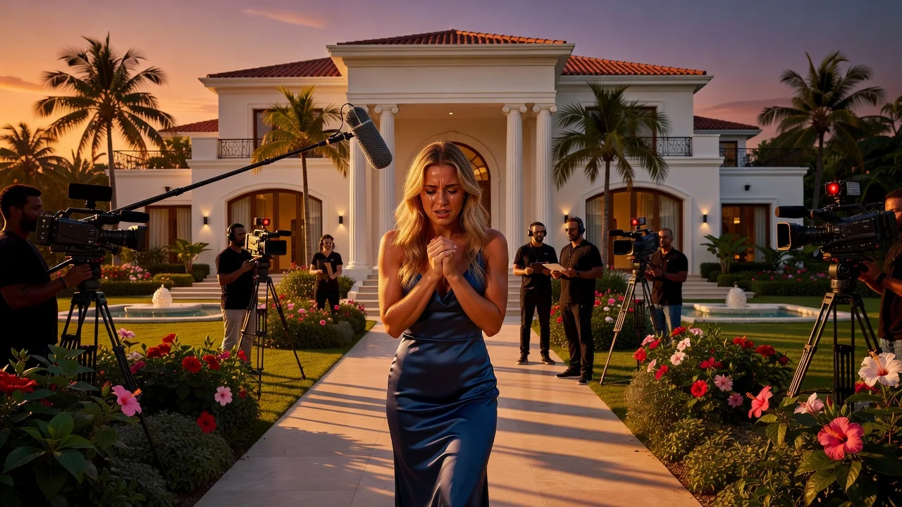 Alannah Keyser leaving the Love Island villa after controversy