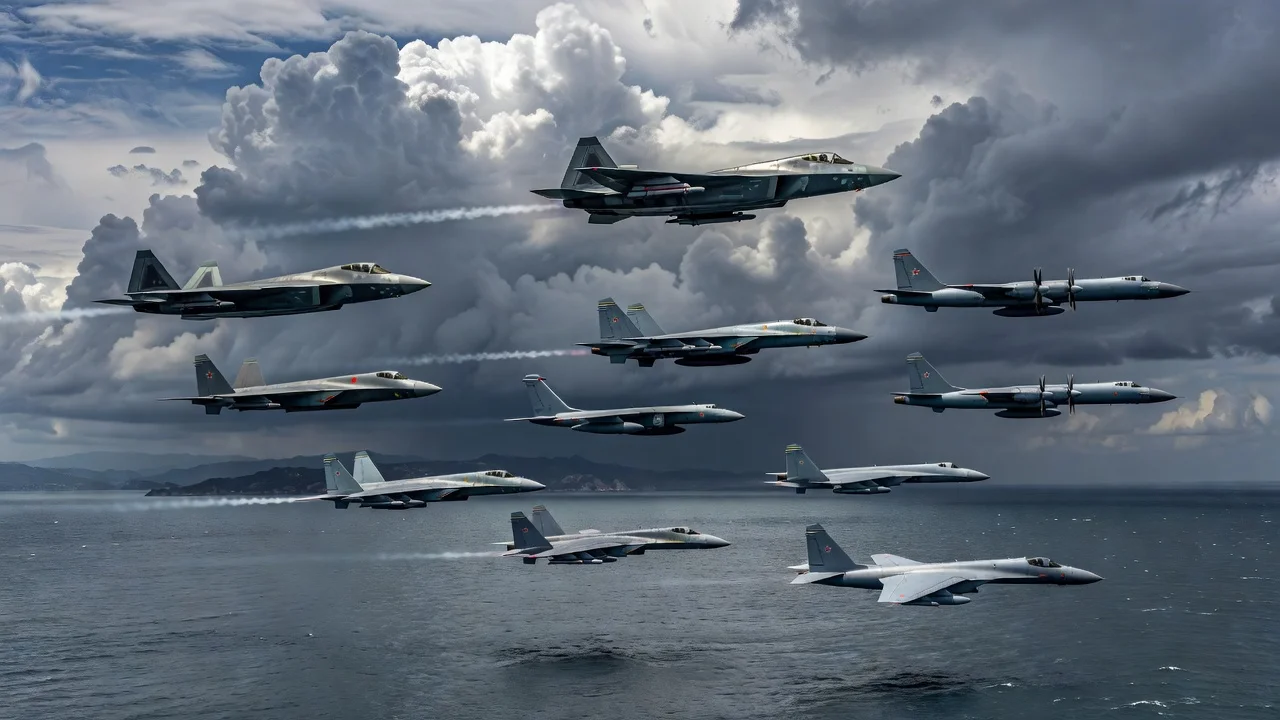 Military aircraft from China and Russia briefly entering South Korea's air defense zone