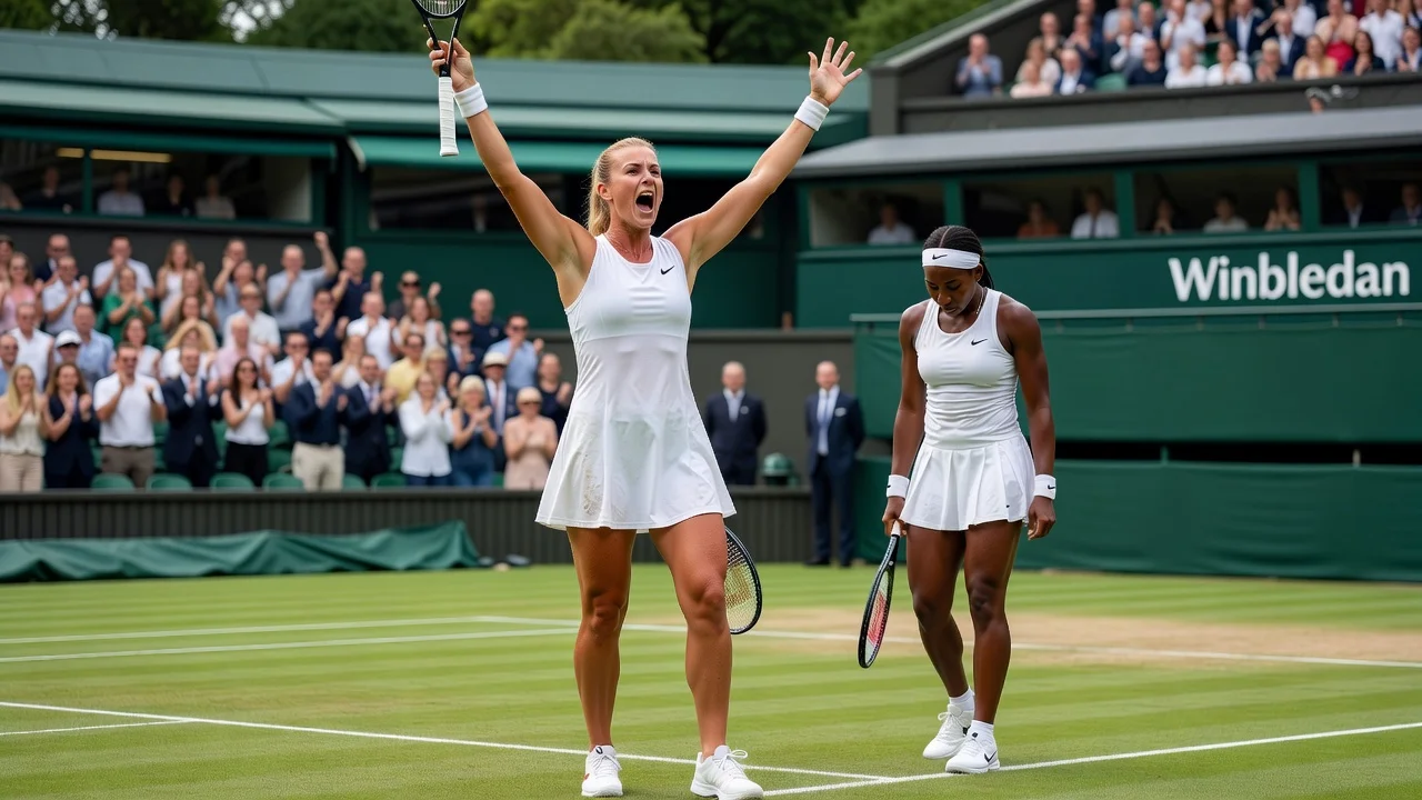 Coco Gauff loses to Karolina Muchova in a dramatic Wimbledon semifinal match.