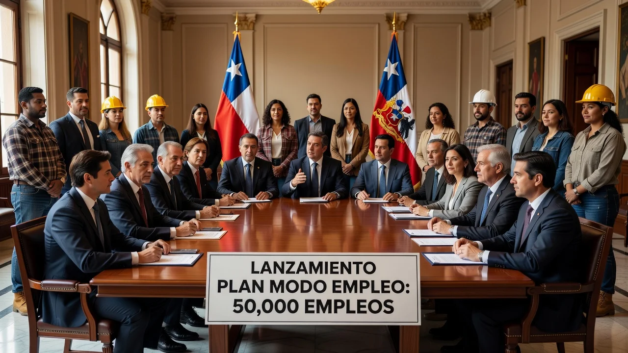 Chilean officials launching Modo Empleo plan to create 50,000 jobs