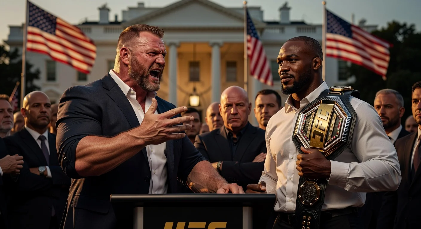 Tom Aspinall defends Jon Jones' pay demands at UFC press conference amid White House event feud with Dana White.
