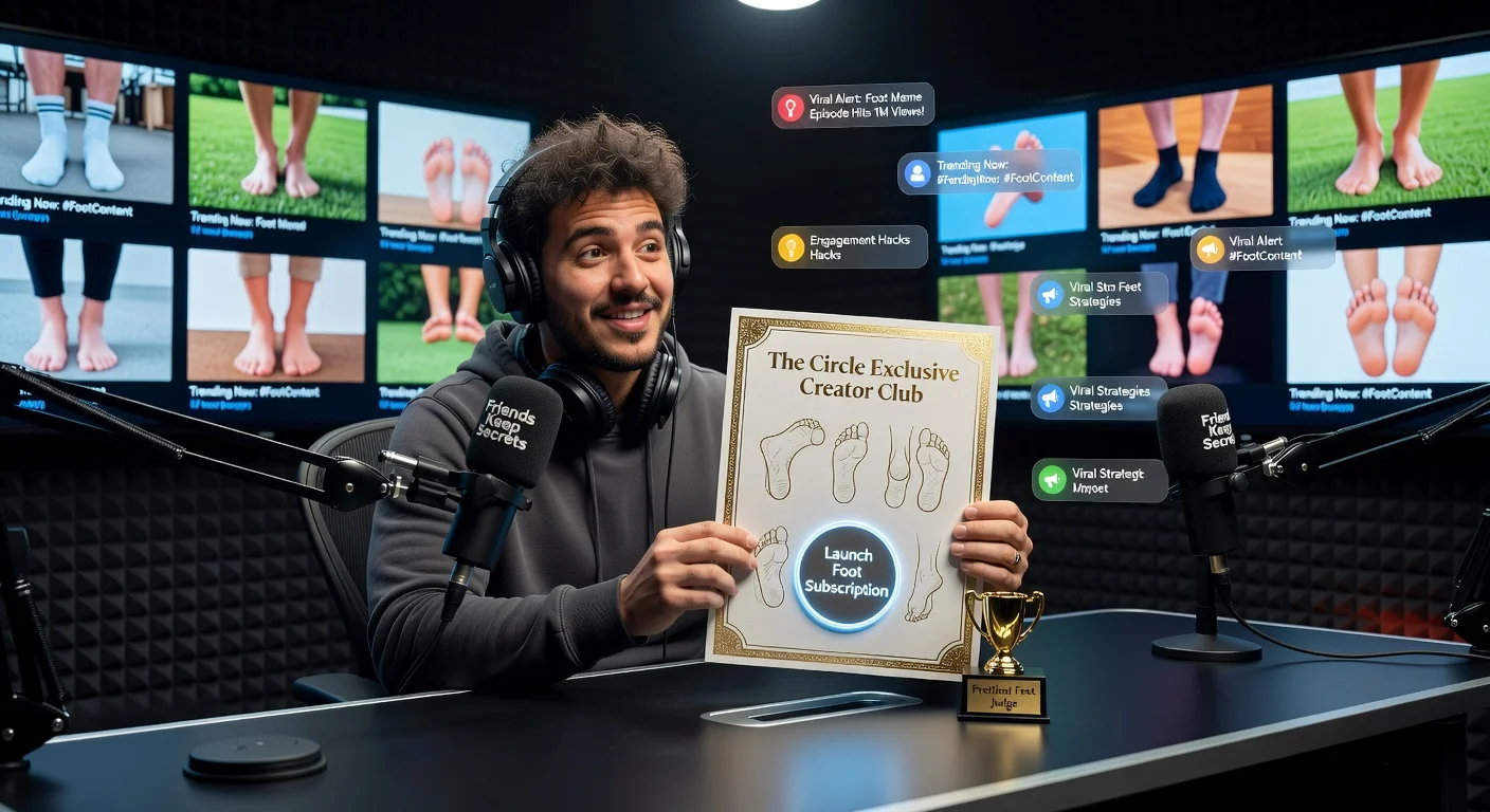 Benny Blanco reacts to a lucrative foot subscription offer from The Circle amid viral podcast feet controversy.