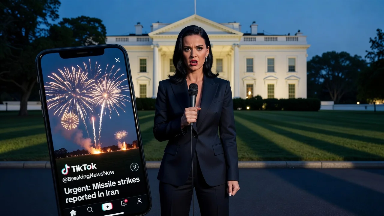 Katy Perry condemning the White House over misuse of her song in a military strikes video