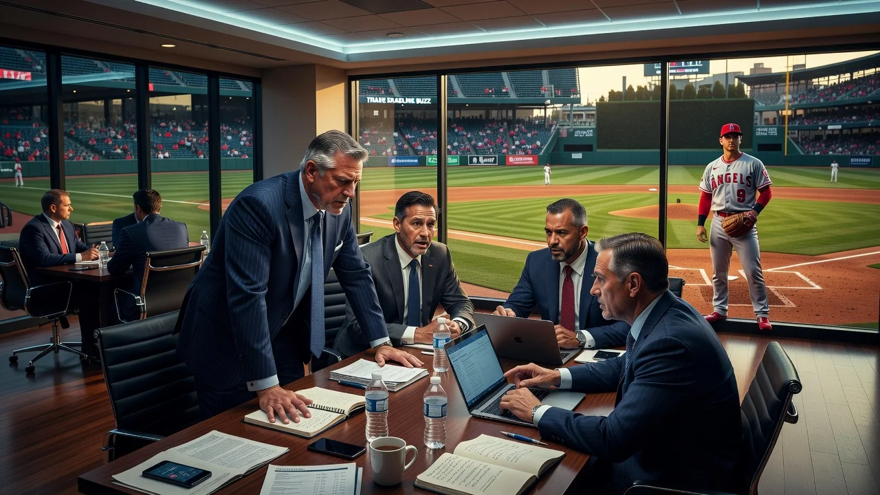Illustration of Red Sox interest in trading for Angels shortstop Zach Neto ahead of the deadline