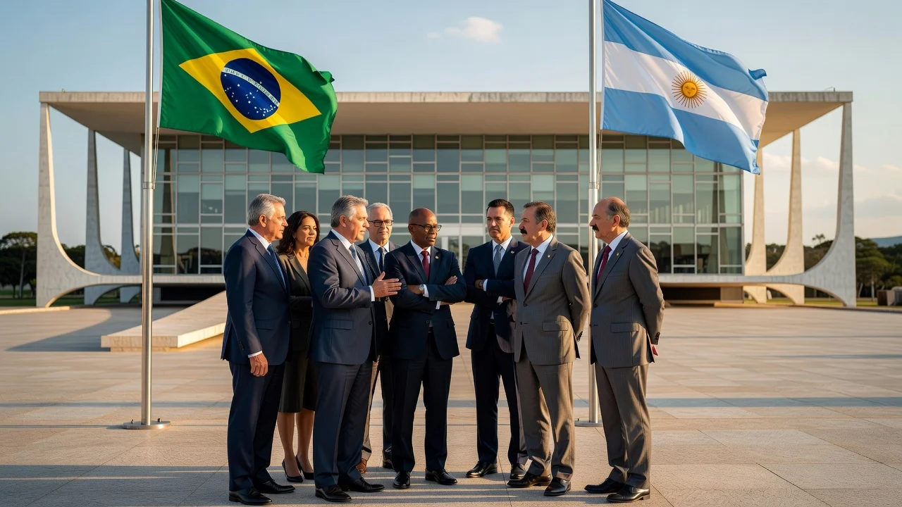 Diplomatic tension as Brazilian officials summon the Argentine ambassador at Itamaraty Palace following controversial remarks by President Milei.