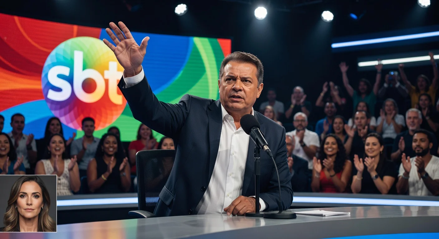 TV host Ratinho defiantly addresses Erika Hilton controversy on SBT show.