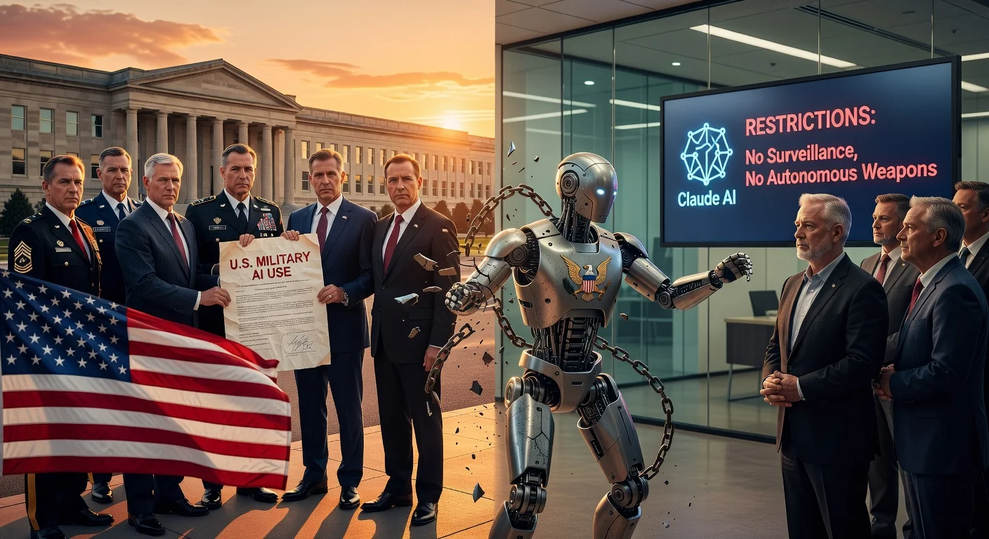 Illustrative photo of Pentagon challenging Anthropic's limits on Claude AI for military use during strained contract talks.
