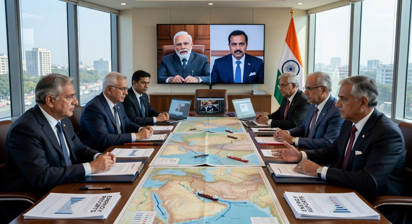 Indian secretaries in empowered groups meeting on West Asia conflict impacts, PM Modi on video call with Sri Lanka president.