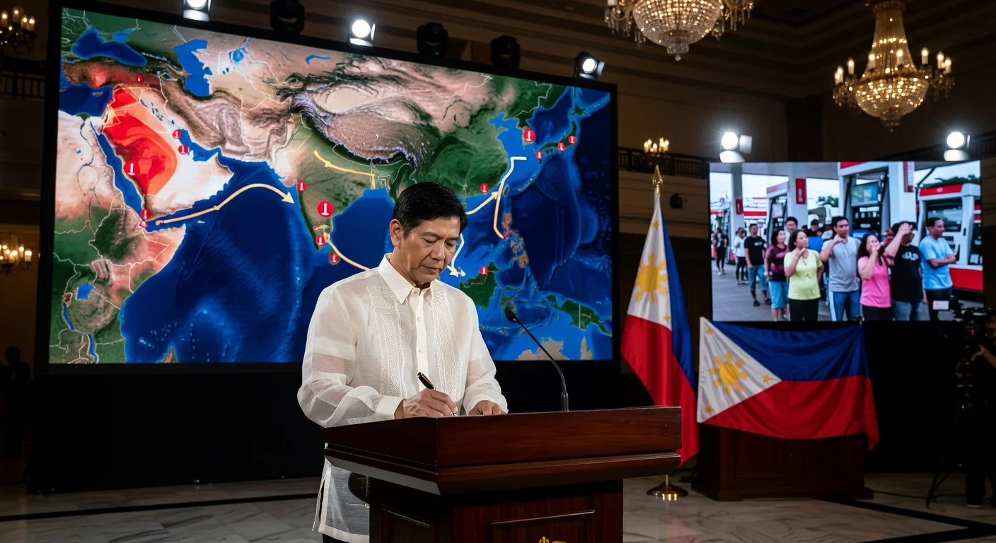 President Marcos signs executive order declaring national energy emergency amid global oil crisis from Middle East war.