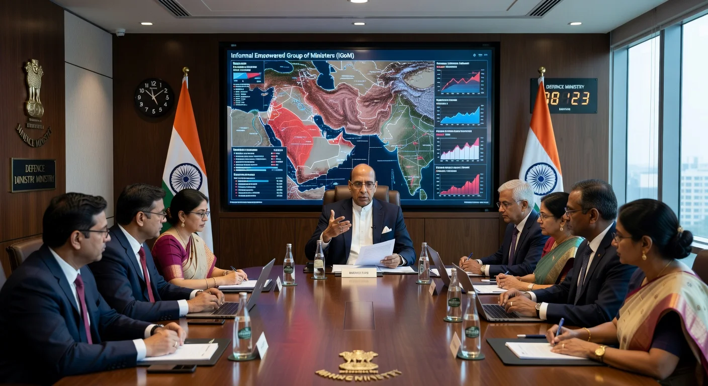 Defence Minister Rajnath Singh chairs the inaugural IGoM meeting on West Asia, emphasizing strategic preparedness amid regional tensions.